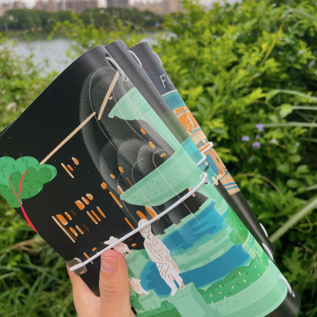 插畫旅行手帳本