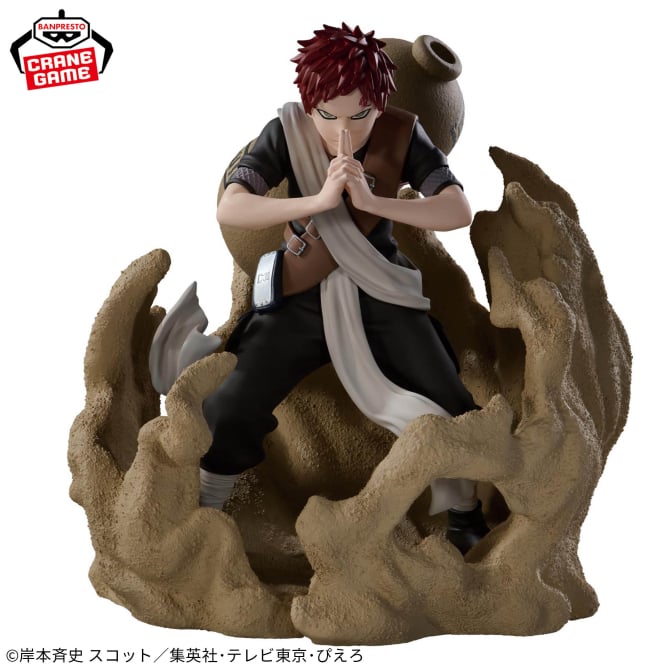 ※我愛羅※ BANPRESTO《火影忍者》我愛羅爆砂模型登場！與佐助合體重現中忍考試