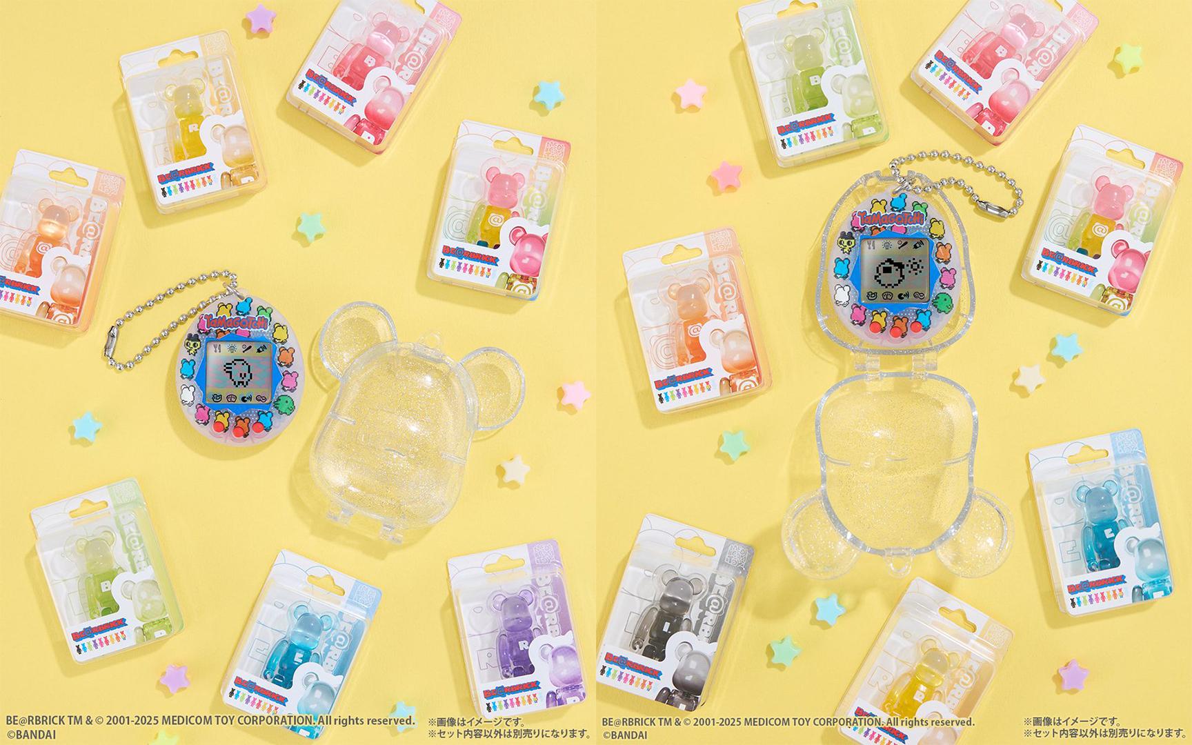 BE@RBRICK庫柏力克熊 &times; Tamagotchi塔麻可吉聯名電子雞