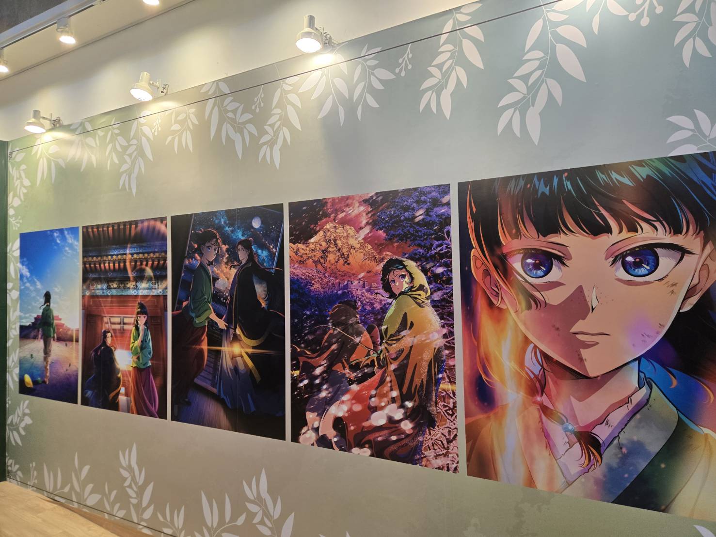 藥師少女的獨語台北華山快閃店 動畫歷代經典主視覺
