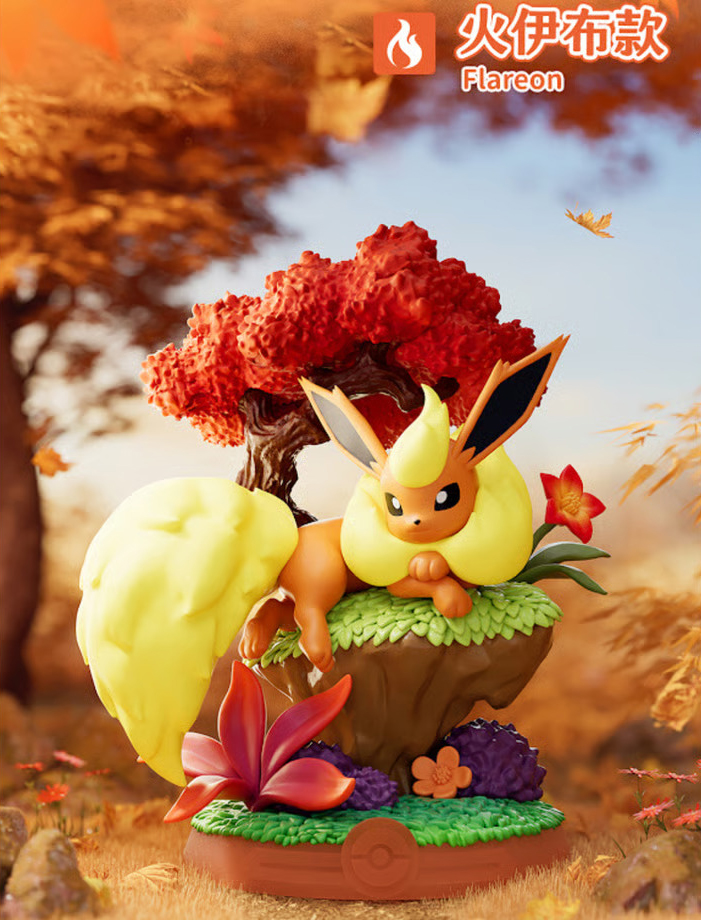 《Pokémon寶可夢》悠享吧!伊布系列盲盒第三彈 火伊布