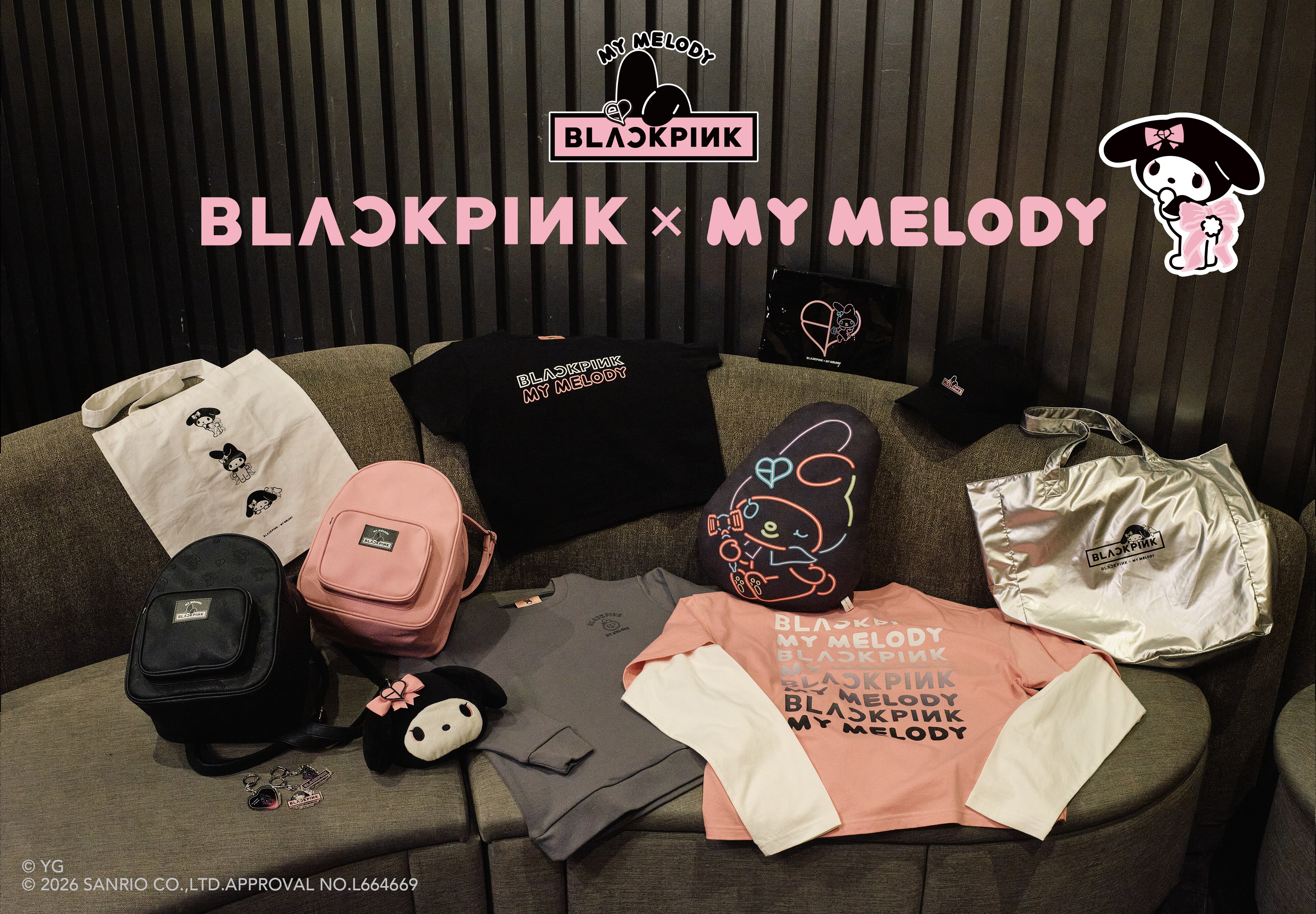 BLACKPINK × My Melody跨界聯名合作周邊