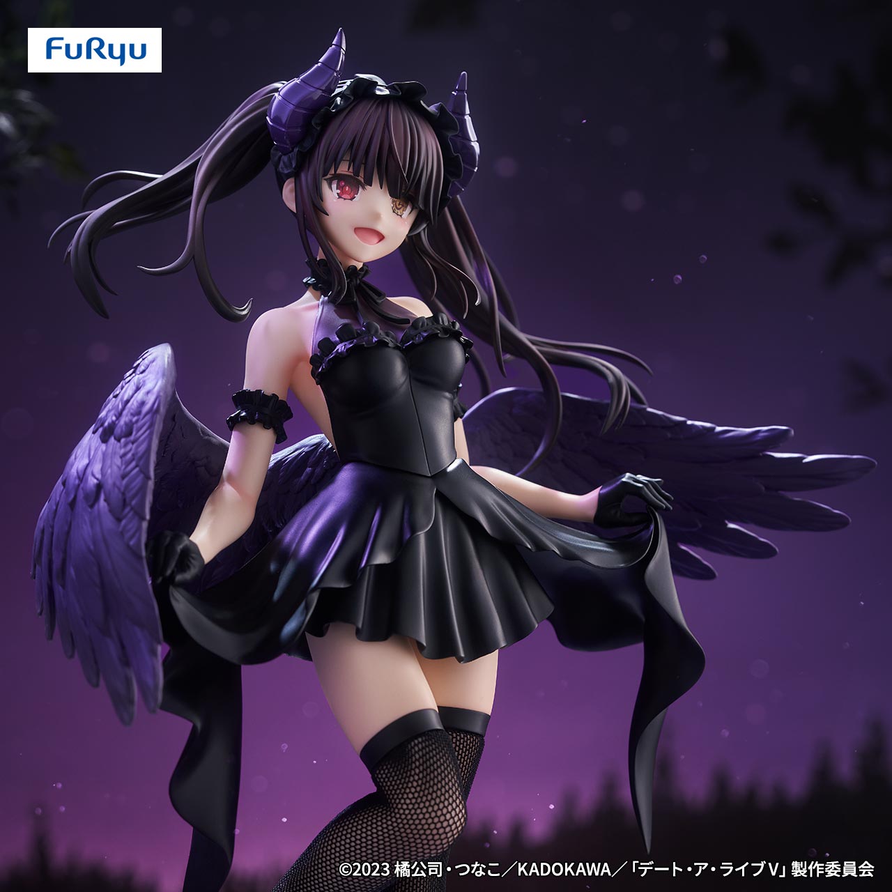 20個 BiCute Dark 時崎狂三 Pure 夜刀神十香 約會大作戰V》時崎狂三化身魅惑小惡魔！FuRyu「BiCute Dark」系列模型