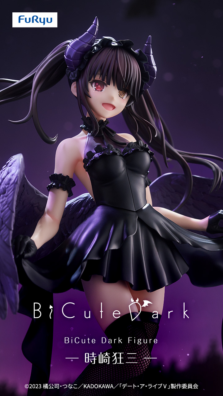20個 BiCute Dark 時崎狂三 Pure 夜刀神十香 約會大作戰V》時崎狂三化身魅惑小惡魔！FuRyu「BiCute Dark」系列模型