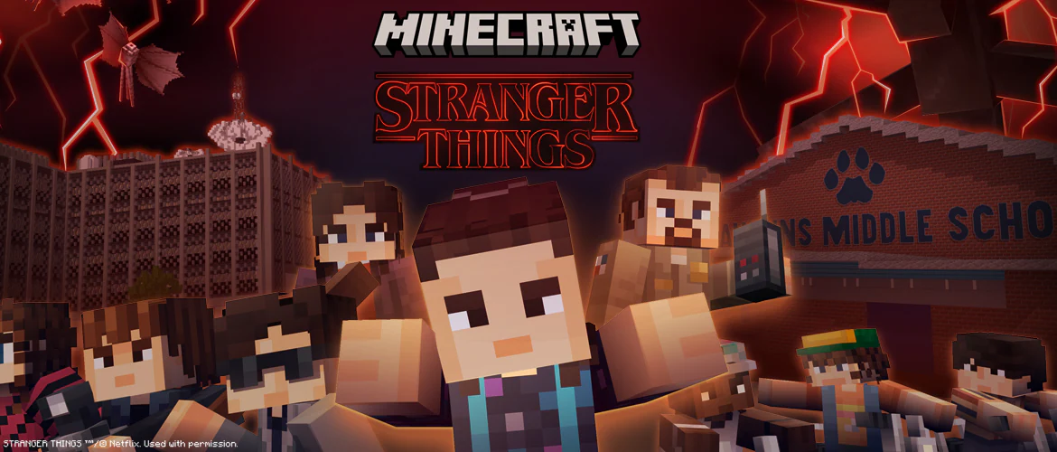 「Minecraft當個創世神」 × 《Stranger Things怪奇物語》 遊戲連動