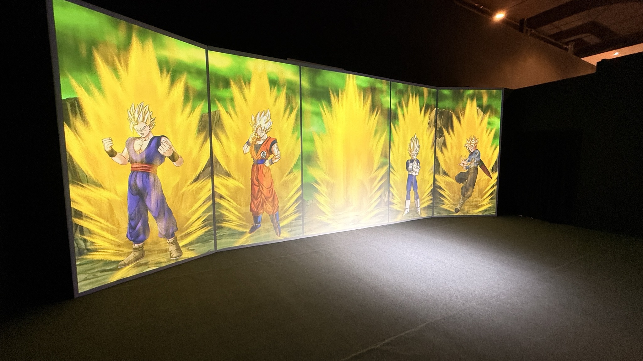 《七龍珠 英雄崛起-台北展》經典賽亞人變身場景重現