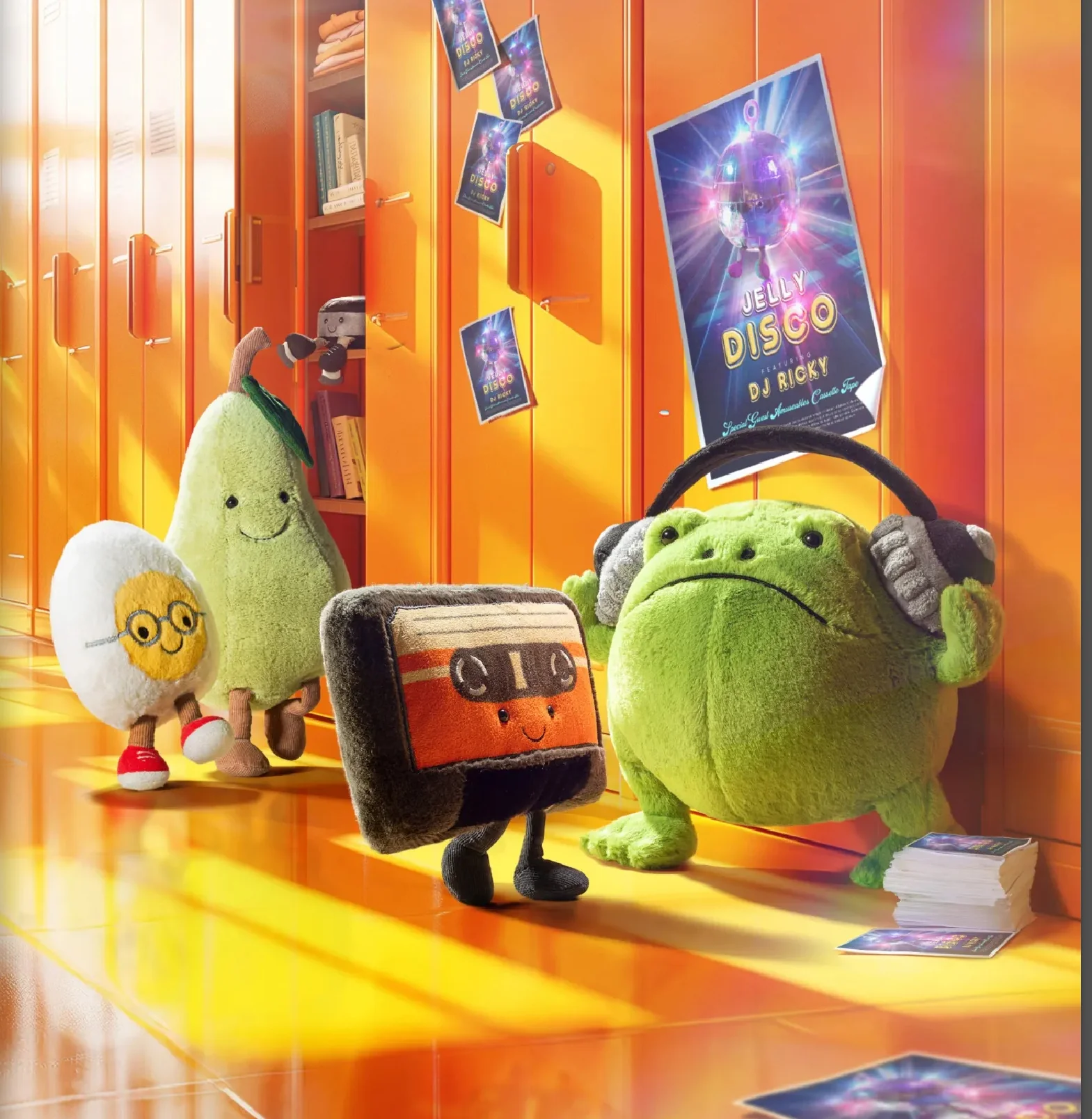Jellycat Ricky Rain Frog 絨毛娃娃