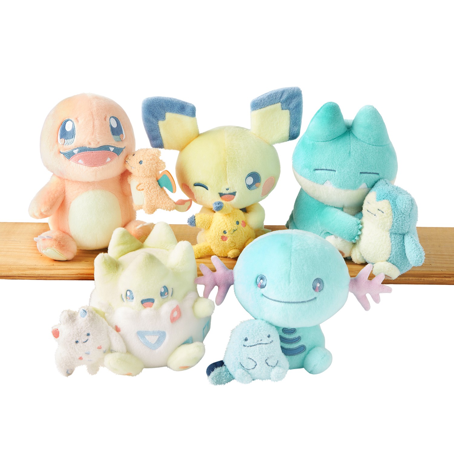 寶可夢中心 Little Daydream 小小白日夢 成對絨毛玩偶展示