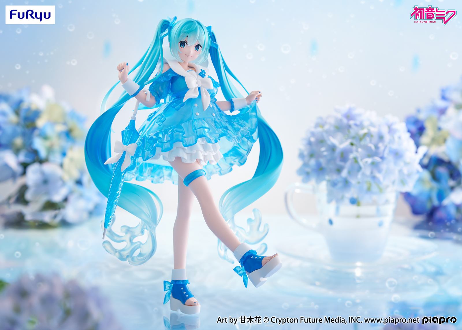 FuRyu Trio-Try-iT Figure 初音未來 甘木花設計 彩色原型展示