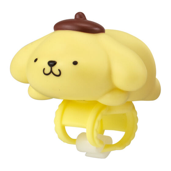 萬代 GASHAPON Sofubi 軟膠目印束帶 三麗鷗角色系列 布丁狗