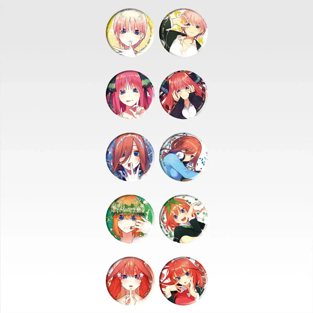 一番賞5週年紀念《五等分的新娘》J賞|徽章組 (全10款,一款約5.5cm,一組2入,採隨機盲抽)