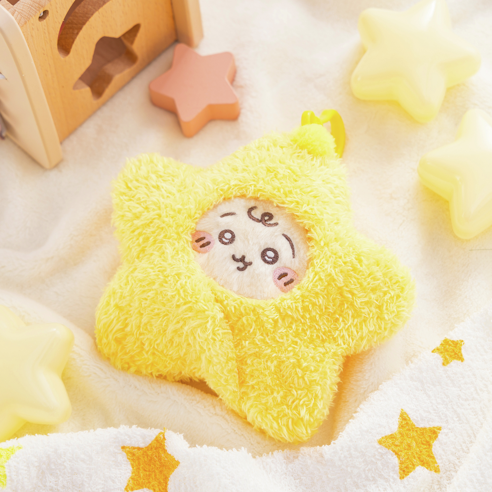 Chiikawa Baby 星星包裹兔兔烏薩奇絨毛吊飾