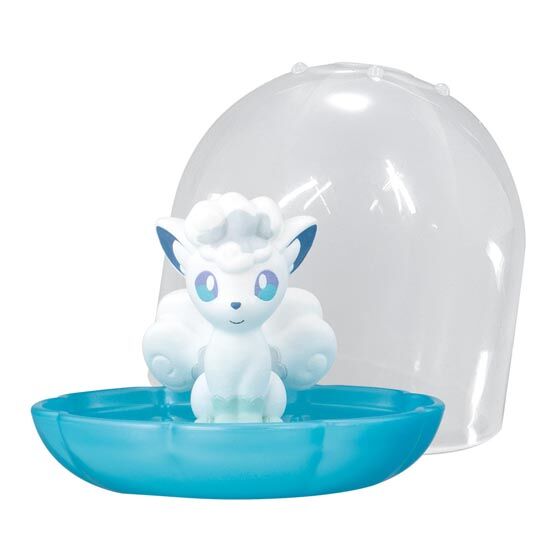 GASHAPON《Gemiries 寶可夢 Winter 第12彈》珠寶展示架轉蛋 六尾 (阿羅拉的樣子)