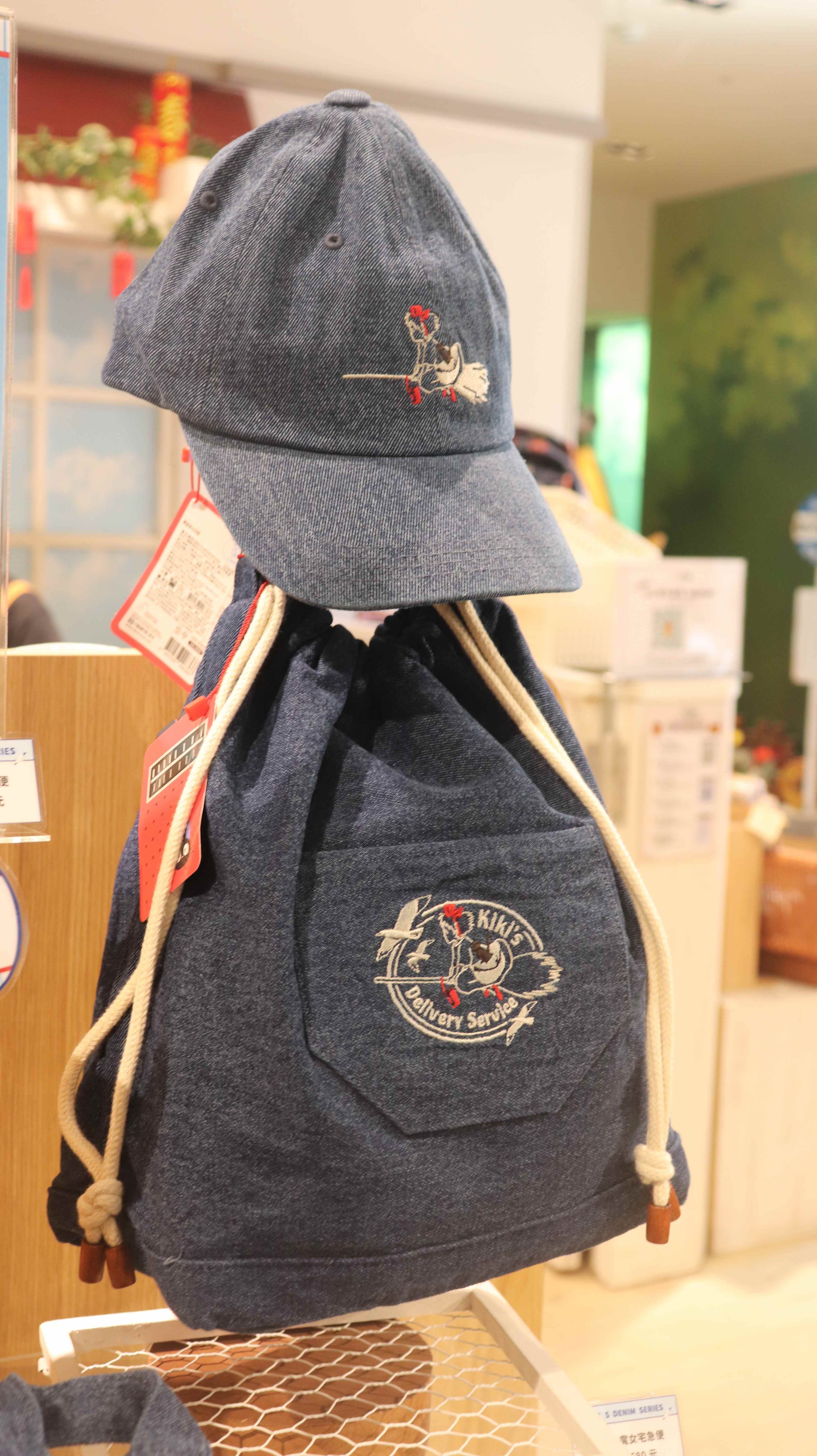 吉卜力工作室周邊商品專賣店「橡子共和國」韓國原創魔女宅急便牛仔布系列 單肩包