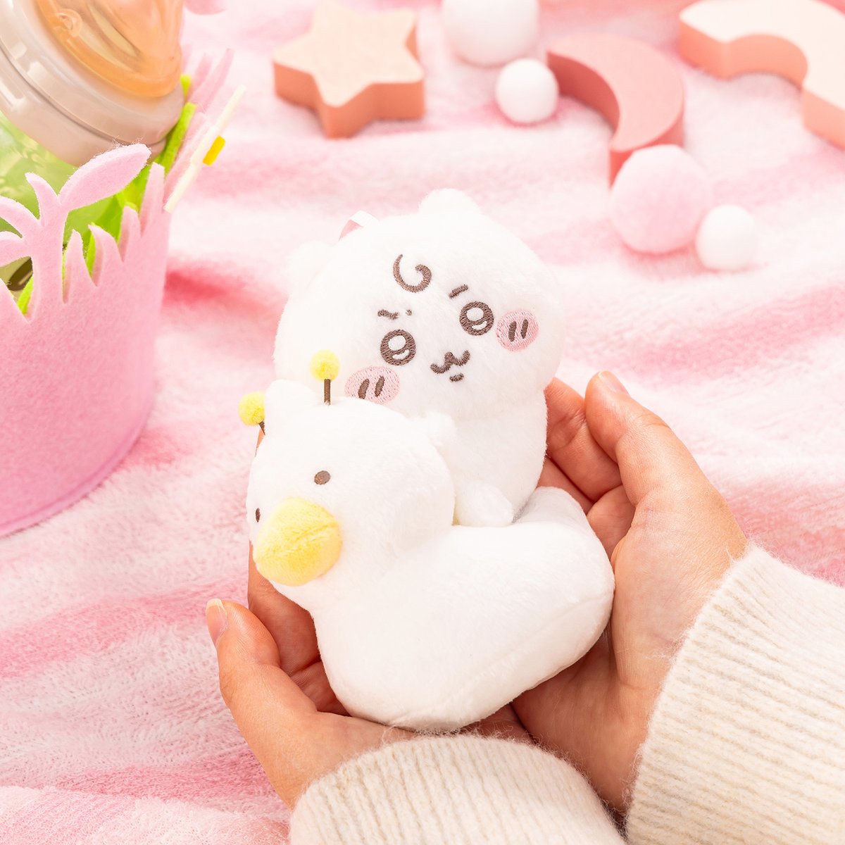 Chiikawa Baby 小馬桶造型絨毛吊飾 吉伊卡哇款