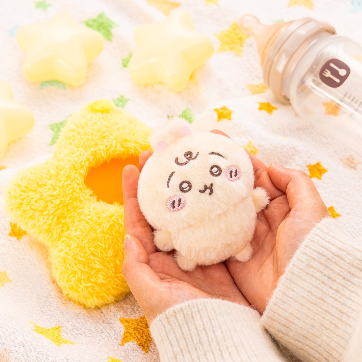 Chiikawa Baby 星星包裹兔兔烏薩奇絨毛吊飾