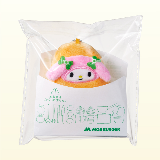 美樂蒂 × 雞塊造型絨毛吊飾 超可愛的摩斯漢堡包裝造型 !