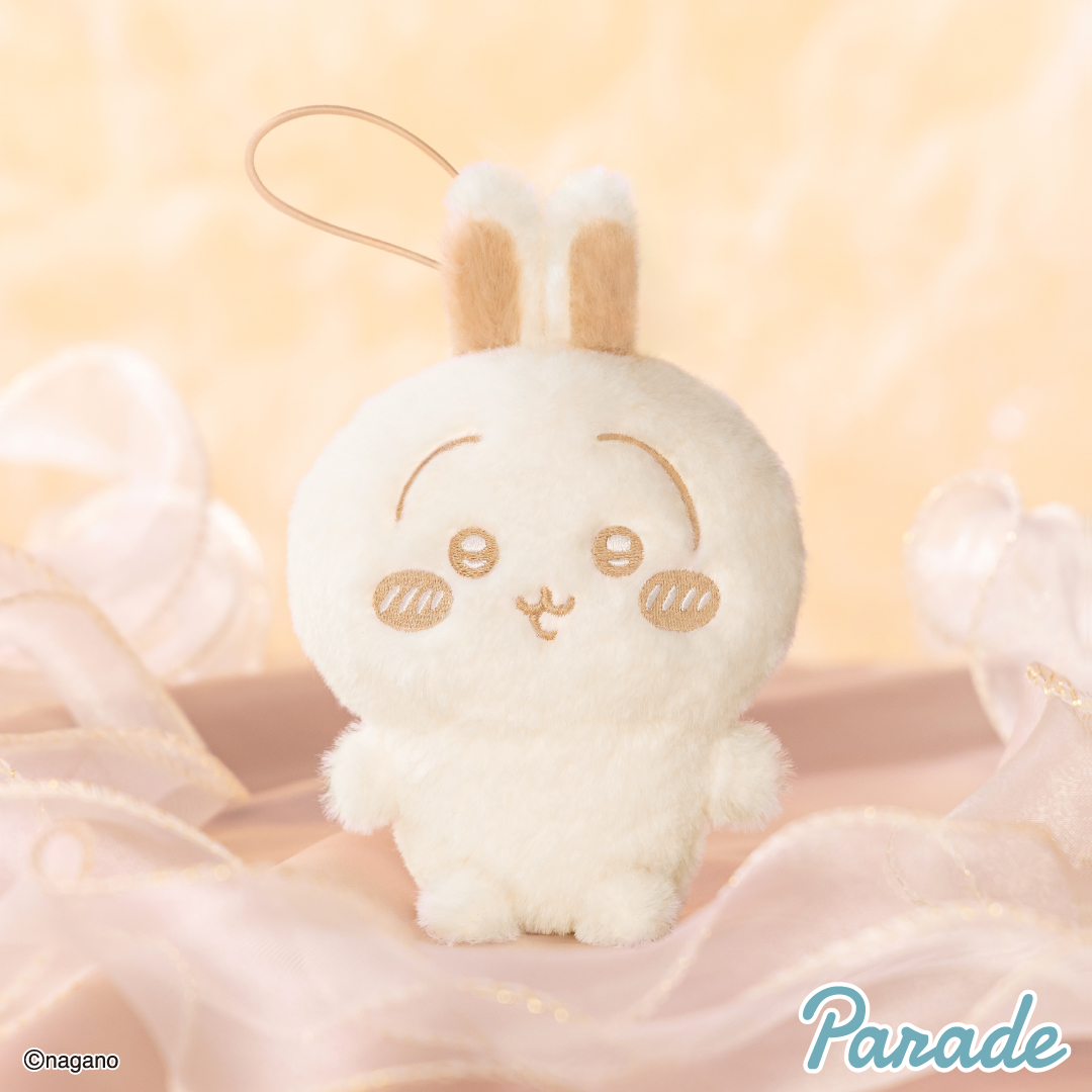 Parade《吉伊卡哇》奶白色系絨毛吊飾第二彈 兔兔烏薩奇