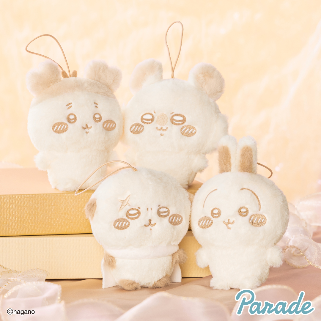 Prade《吉伊卡哇絨毛調色盤~奶白色~吊飾 第二彈》絨毛吊飾