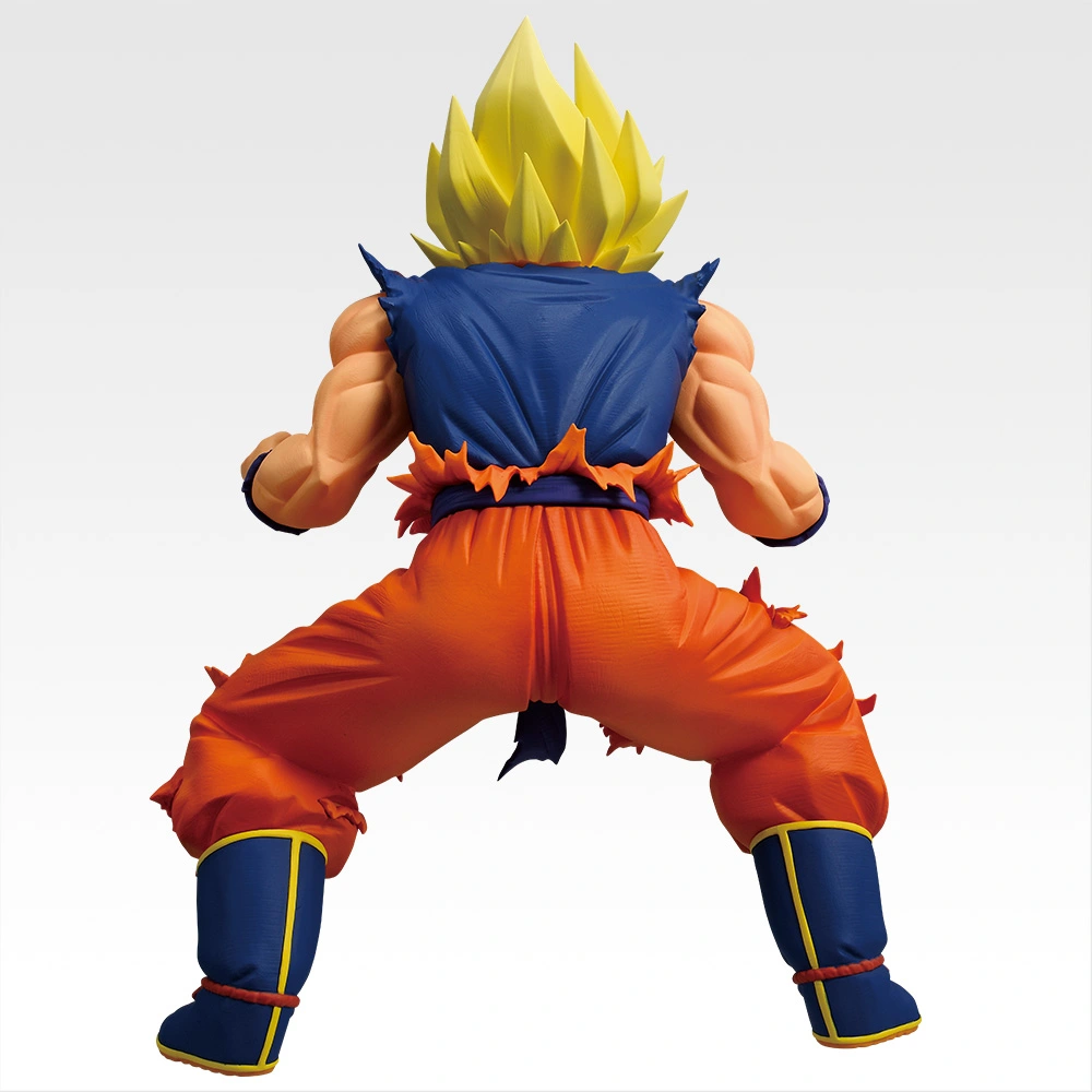 《一番賞 七龍珠 BATTLE OF THE SUPER SAIYAN》B賞|超級賽亞人 孫悟空 MASTERLISE模型公仔 去背背面