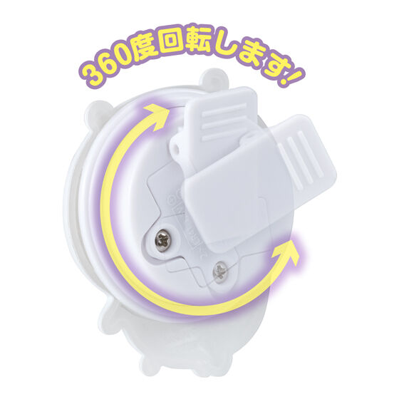萬代 GASHAPON 推出「吉伊卡哇 發光夾」轉蛋新品，360 度旋轉設計