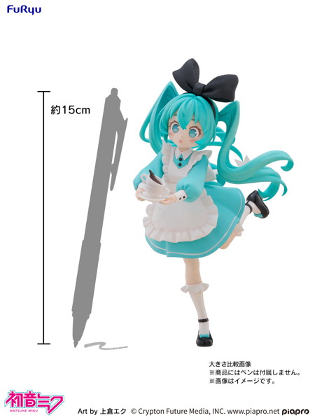 《初音未來》化身童話妖精！FURYU 全新「桌上妖精」不思議之國版本模型，2026 年 6 月發售