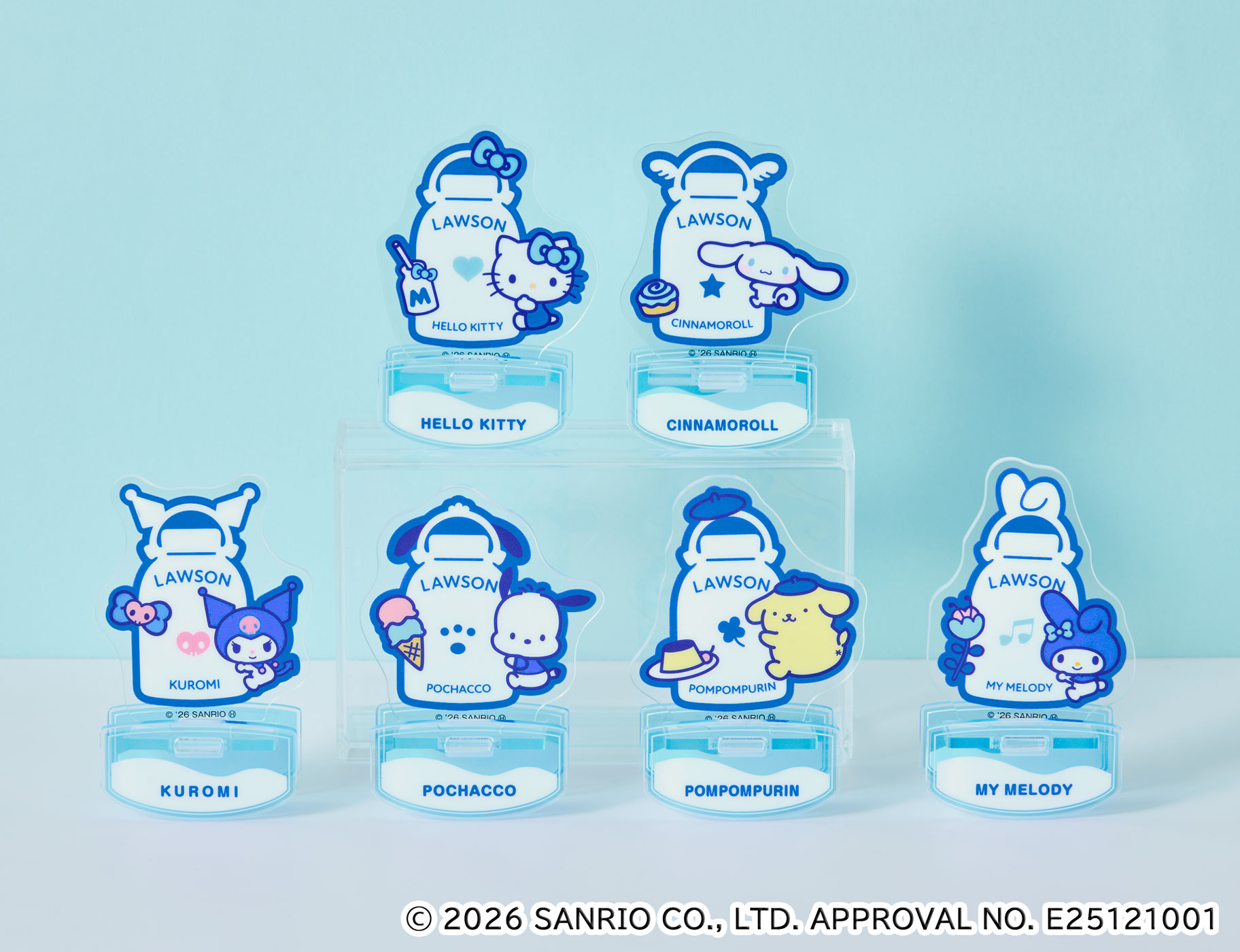 Sanrio × LAWSON 搖搖壓克力立牌