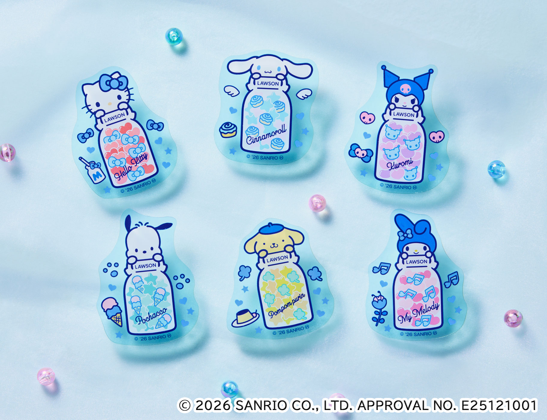 Sanrio × LAWSON 角色壓克力夾