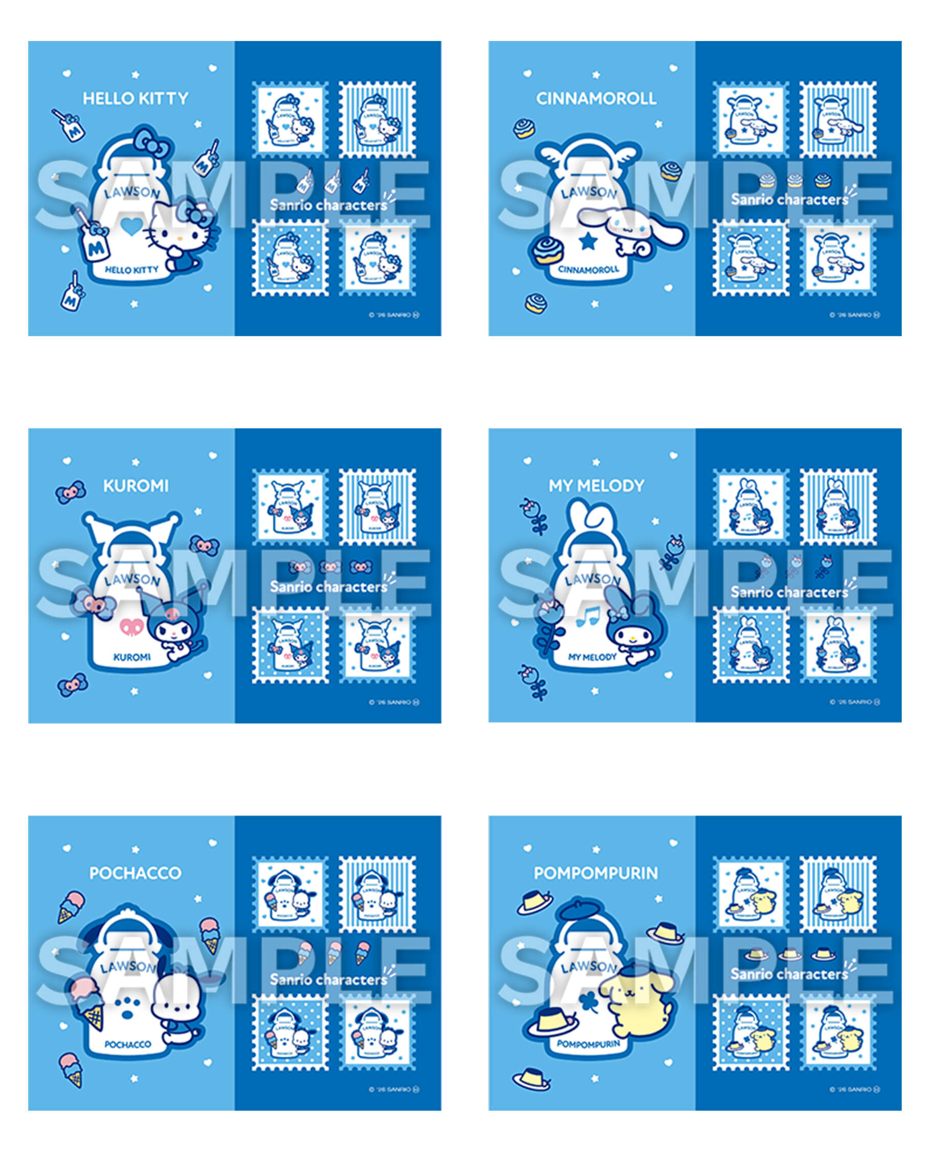 Sanrio × LAWSON Lawson Print 原創貼紙