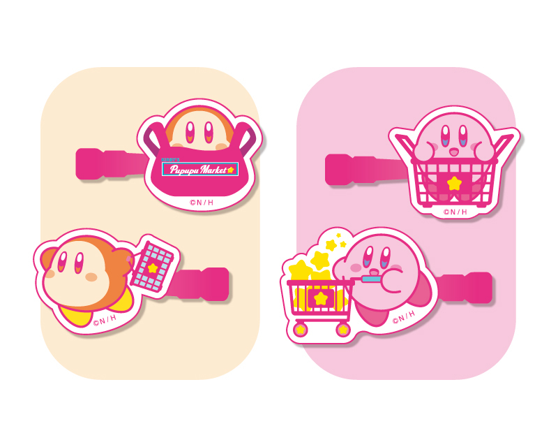 星之卡比快閃店《KIRBY'S PUPUPU MARKET in Taiwan》PUPUPU MARKET 系列新品 「限定商品」髮夾