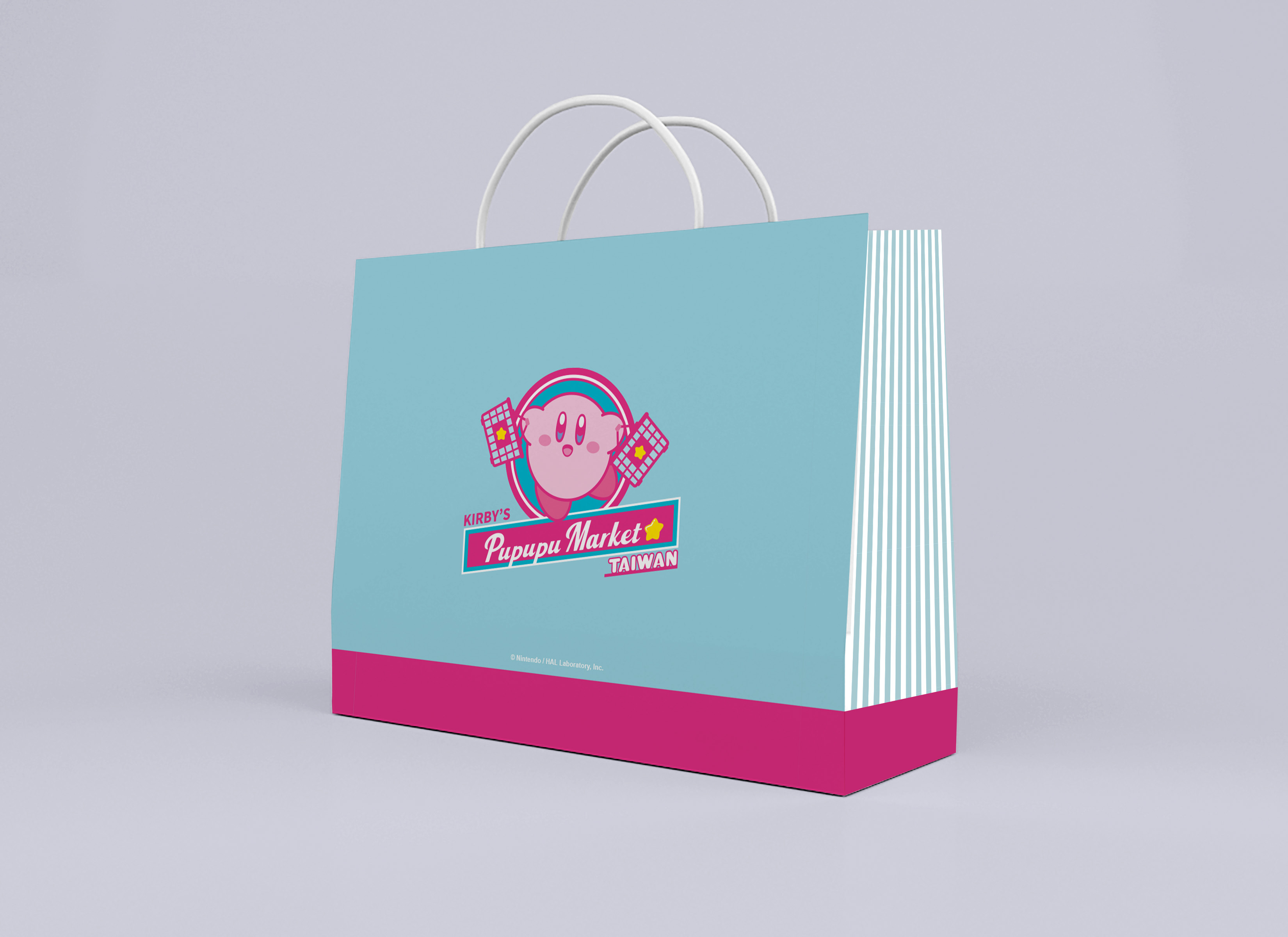 星之卡比快閃店《KIRBY'S PUPUPU MARKET in Taiwan》Nintendo Switch 2 加購禮特典 會場限定主視覺紙袋