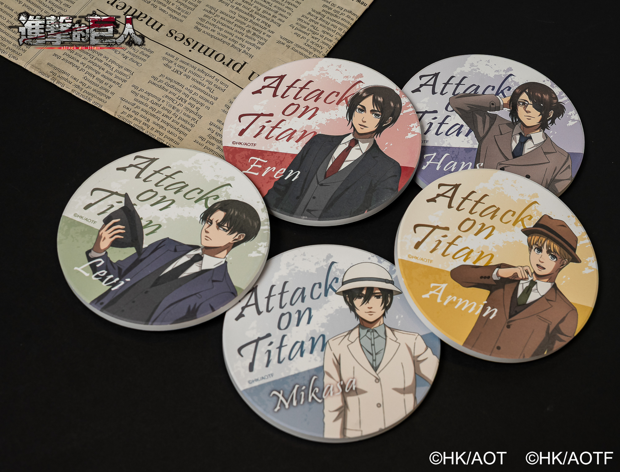 《進擊的巨人：The Final Season》高雄快閃店 吸水杯墊
