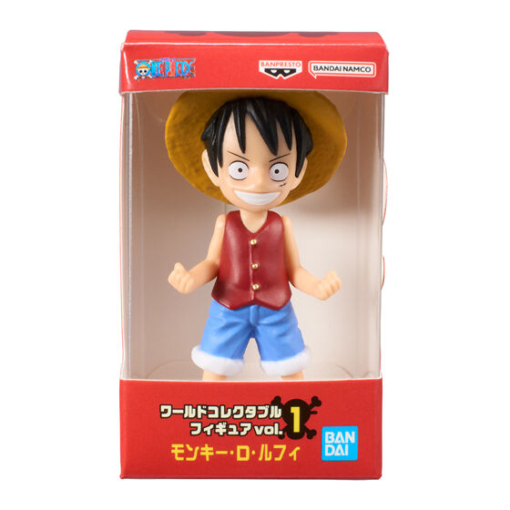 《ONE PIECE 海賊王》WCF 魯夫迷你盒裝收藏轉蛋 蒙其・D・魯夫(vol.1)