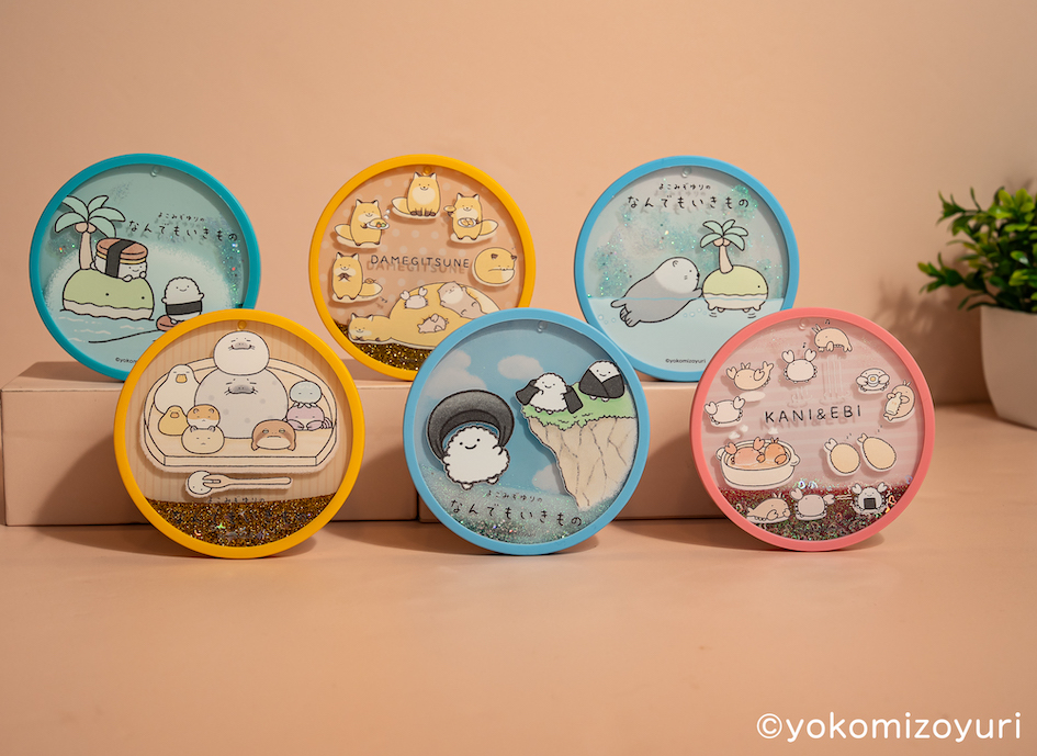 《朗萌綺盟 nandemo ikimono》誠品南西快閃店 流沙杯墊
