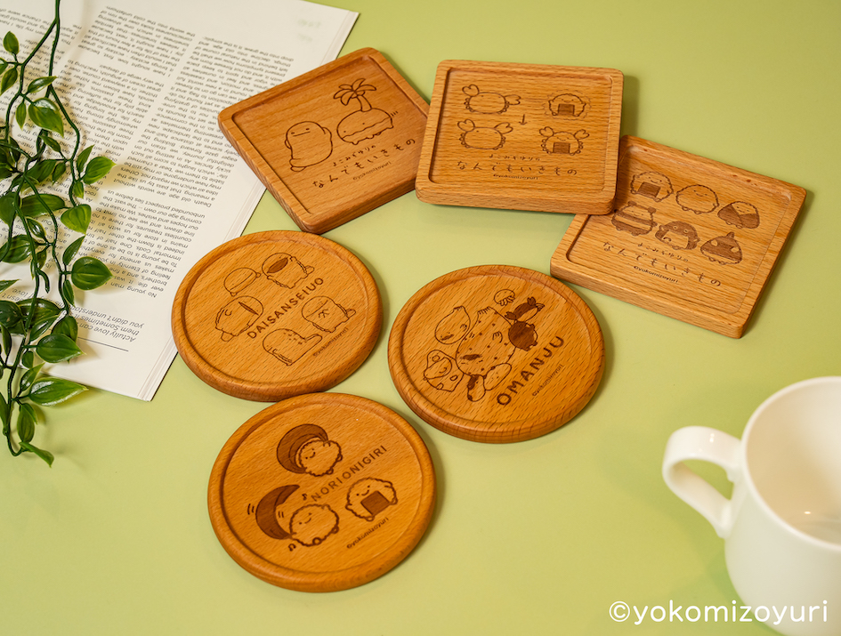 《朗萌綺盟 nandemo ikimono》誠品南西快閃店 木杯墊