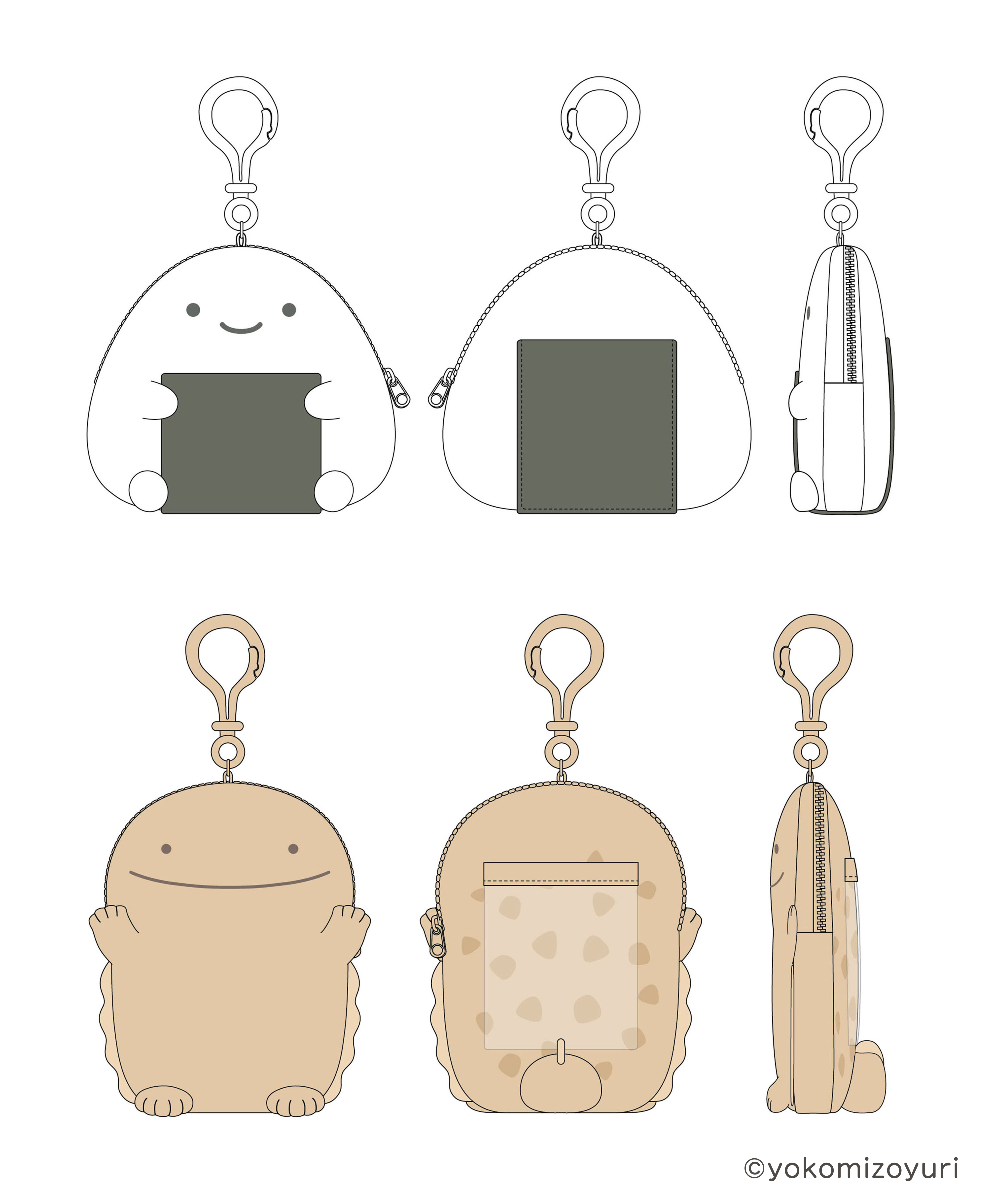 ▼《朗萌綺盟 nandemo ikimono》誠品南西快閃店 絨毛錢包
