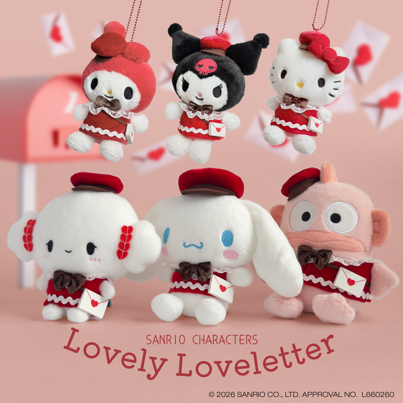 《Sanrio Characters Lovely Loveletter》三麗鷗角色情書系列世界觀|把「想說的話」變成一封可愛的信