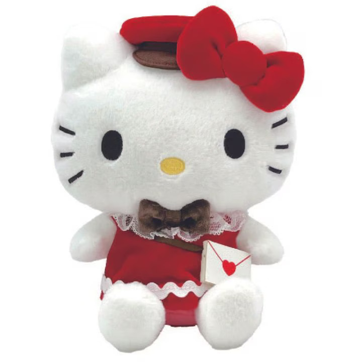 《Lovely Loveletter》三麗鷗角色情書系列｜Hello Kitty S 號絨毛玩偶