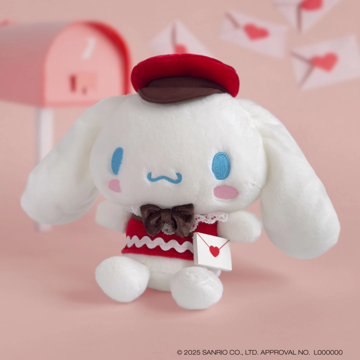 《Lovely Loveletter》三麗鷗角色情書系列｜Cinnamoroll大耳狗 S 號絨毛玩偶