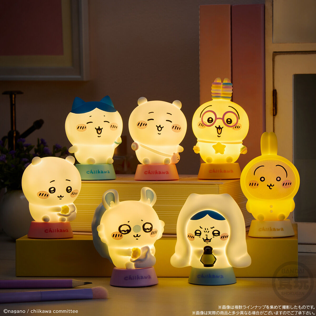 【BANDAI 食玩】《吉伊卡哇》發光角色燈登場｜溫柔點亮夜晚的全 7 款療癒收藏系列完整公開