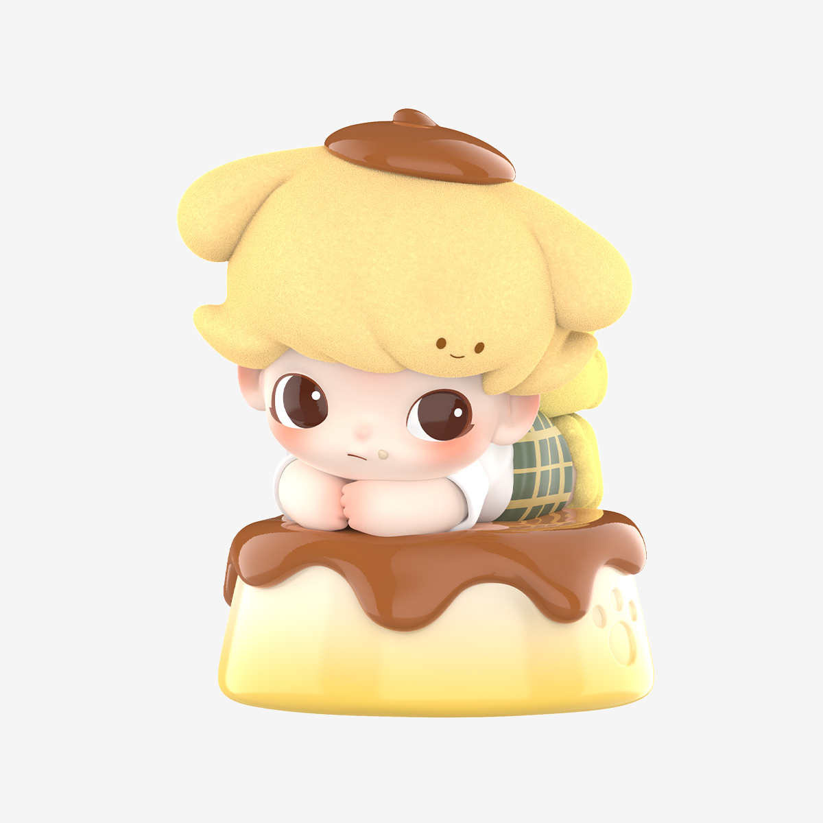 POP MART 泡泡瑪特 × Sanrio 三麗鷗聯名「DIMOO WORLD 布丁狗公仔」DIMOO 化身布丁狗造型,甜點主題一次到位