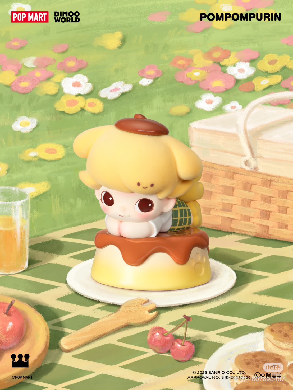 POP MART 泡泡瑪特 × Sanrio 三麗鷗聯名「DIMOO WORLD 布丁狗公仔」