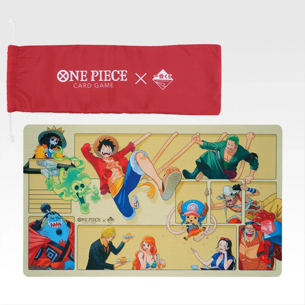 一番賞《ONE PIECE CARD GAME 海賊王卡牌遊戲》最後賞|限定對戰墊與收納袋