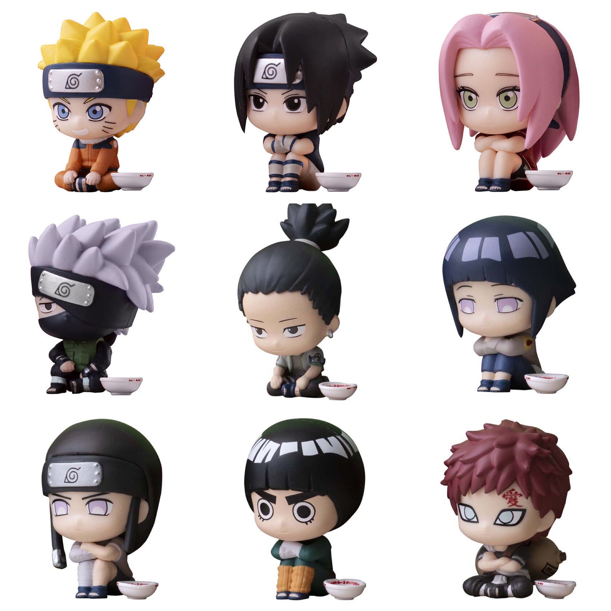 萬代GASHAPON《NARUTO 火影忍者》一樂拉麵篇轉蛋公仔