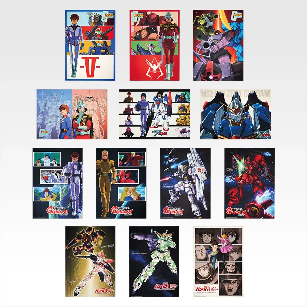 一番賞《機動戰士鋼彈 UNIVERSAL CENTURY SAGA》G賞 A3鋼彈宇宙世紀系列透明海報