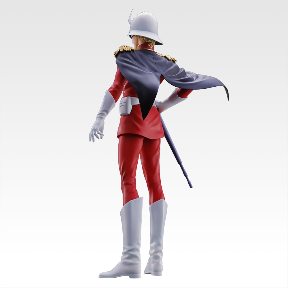 一番賞《機動戰士鋼彈 UNIVERSAL CENTURY SAGA》B賞 「紅色彗星」夏亞・阿茲納布爾 MASTERLISE模型公仔 背面