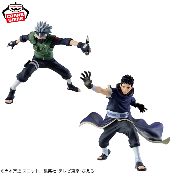 《NARUTO -火影忍者-》最新景品模型VIBRATION STARS 卡卡西&帶土
