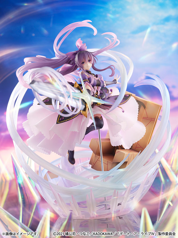 夜刀神十香 -Princess Amethyst Dress Ver.-