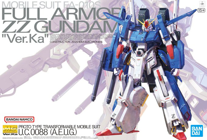 MG 1/100《全裝甲ZZ鋼彈 Ver.Ka》