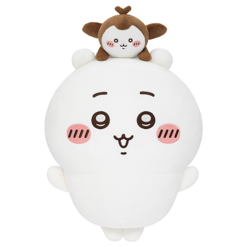 磁石でぴたっと！なかよしぬいぐるみ（ちいかわとカブトムシ）